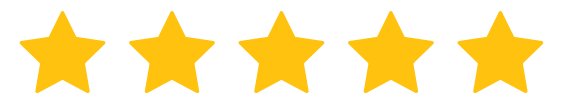 Five star reviews